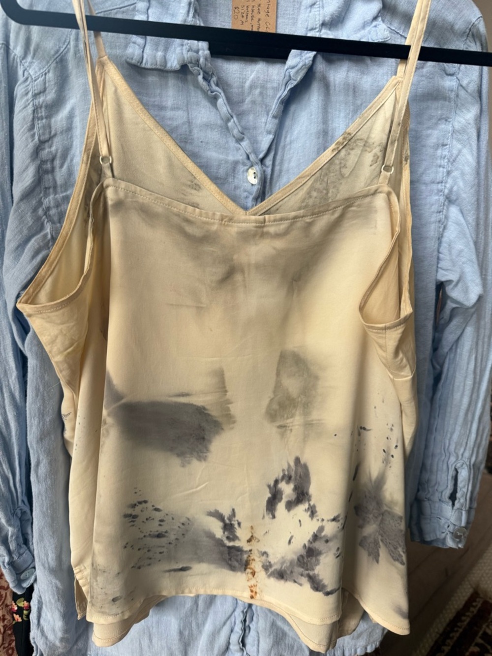 Hand Dyed Silky Cami - Picture 8 of 9